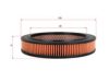 SAKURA  Automotive A-1015 Air Filter